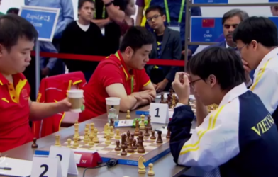 Quang Liêm, Trường Sơn đánh bại Trung Quốc ở chung kết cờ nhanh