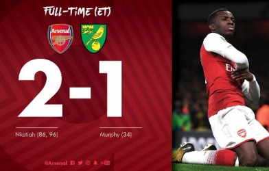 Highlights: Arsenal 2-1 Norwich (Vòng 4 League Cup)