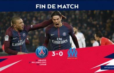 Highlights: PSG 3-0 Marseille (Vòng 27 Ligue 1)
