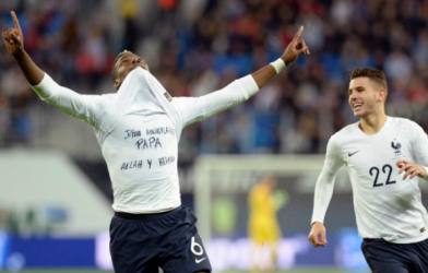 Pogba tỏa sáng trở lại với siêu phẩm trong màu áo ĐT Pháp