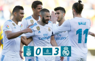 Highlights: Las Palmas 0-3 Real Madrid (Vòng 30 La Liga)