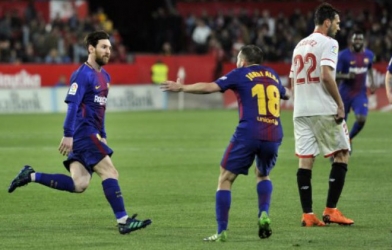 Highlights: Sevilla 2-2 Barcelona (Vòng 30 La Liga)