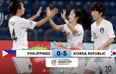 Highlights: Nữ Philippines 0-5 Nữ Hàn Quốc (Play-off World Cup 2019)
