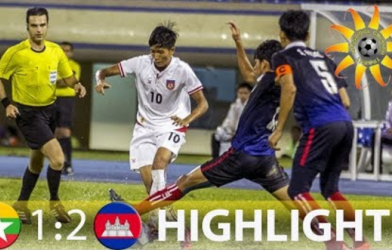 Highlights: U21 Myanmar 1-2 U21 Campuchia (Giao hữu 2018)