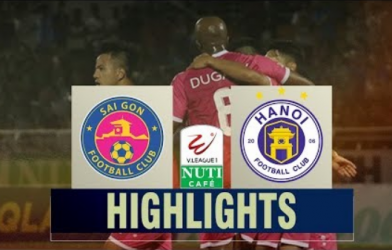 VIDEO: Thua đậm Sài Gòn,Hà Nội đứt mạch bất bại ở V-League 2018