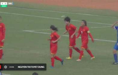 Highlights: Nữ Việt Nam 10-0 Nữ Singapore
