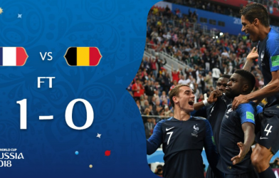 Highlights: Pháp 1-0 Bỉ (Bán kết World Cup 2018)