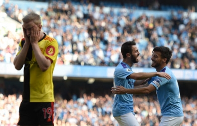 Man City trút giận kinh hoàng, Watford thảm bại 8-0