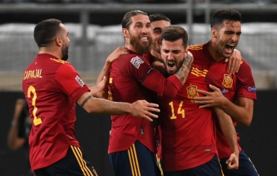 BXH Nations League 2020/2021: Tây Ban Nha đánh chiếm ngôi đầu