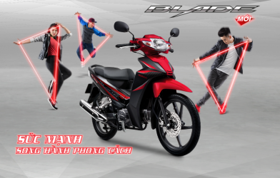 Honda Blade 110 mới: Bền bỉ hơn, phong cách hơn, tiêu chuẩn khí thải EURO 3