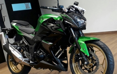 Naked bike giá rẻ Kawasaki Z250 2017 xuất hiện tại đại lý