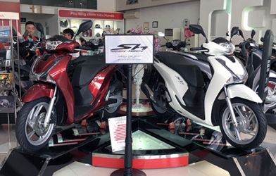 Xe ga Honda SH 2017 giảm giá trên diện rộng