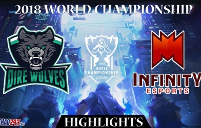 Vòng khởi động CKTG 2018 - Ngày 2 DW vs INF: Chiến thắng đầy gay cấn của DW
