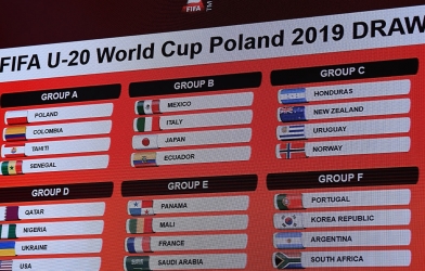 Kết quả bốc thăm U20 World Cup: Bồ Đào Nha đấu Argentina