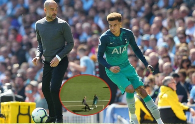VIDEO: Cái kết cho Alli khi muốn làm Pep Guardiola xấu hổ