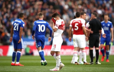 Thua tan nát Leicester, Arsenal bỏ lỡ cơ hội lọt vào top 4