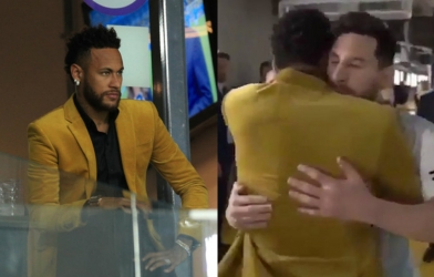 Hành động đẹp của Neymar với Messi sau trận Brazil và Argentina