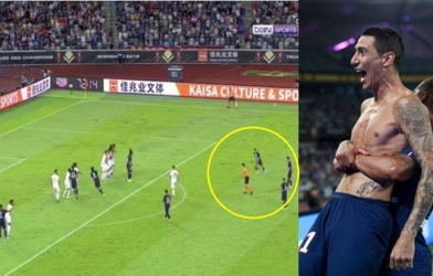 VIDEO: Chiêm ngưỡng siêu phẩm đá phạt của Di Maria tại Siêu cúp nước Pháp