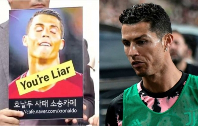 CĐV Hàn Quốc: 'Ronaldo là kẻ nói dối'