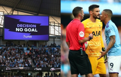 VAR một lần nữa cứu Tottenham thoát thua trước Man City