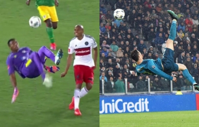 VIDEO: Thủ môn lập siêu phẩm 'ngả bàn đèn' giúp đội nhà thoát thua