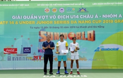 Tài năng trẻ Việt Nam vô địch giải quần vợt U14 châu Á