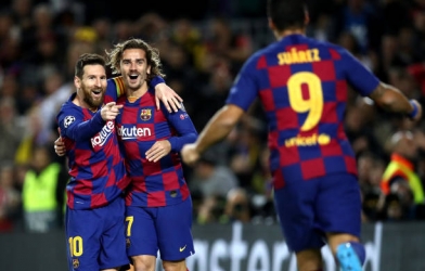 Messi thăng hoa giúp Barca giành vé vào vòng 1/8 Cúp C1
