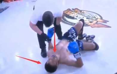 VIDEO: Cao thủ Thiếu Lâm Trung Quốc bị đấm gục chỉ sau 29 giây