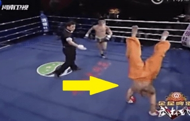 VIDEO: Cao thủ Thiếu Lâm nhào lộn ăn mừng và cái kết bẽ bàng