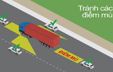 Lái xe gần container: 3 điều cần ghi nhớ