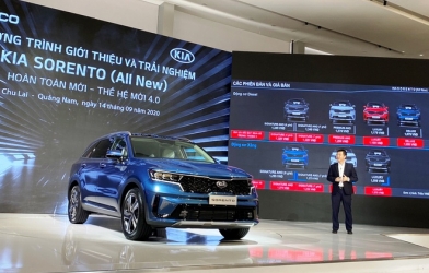 Kia Sorento 2021 chính thức ra mắt tại VN, giá từ 1,079 tỷ VNĐ