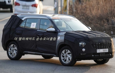 Xe 7 chỗ Hyundai lộ ảnh chạy thử, có về VN đấu SantaFe?