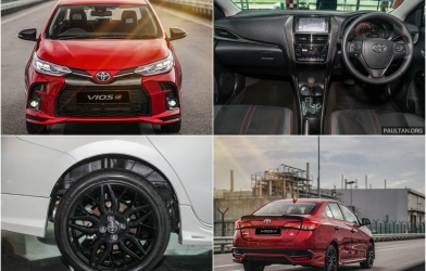 Vẻ đẹp cực ngầu của Toyota Vios GR-S 2021