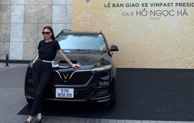 Hồ Ngọc Hà tậu thêm VinFast President, đủ bộ 4 ô tô Việt
