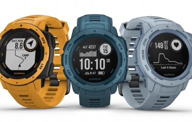 Đồng hồ chuẩn quân sự Mỹ Garmin Instinct bổ sung màu mới