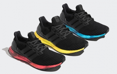 Adidas giới thiệu bộ 3 Ultra Boost với đế nhuộm màu lạ mắt