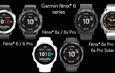 Hé lộ Series Garmin Fenix 6, phiên bản cao cấp có thể sạc Pin mặt trời