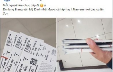 Bạn gái Huy Hùng khoe cả tập vé trận Việt Nam - Malaysia trên tay