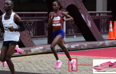 Siêu giày Nike Vaporfly Next % lại giúp VĐV Kenya lập kỉ lục