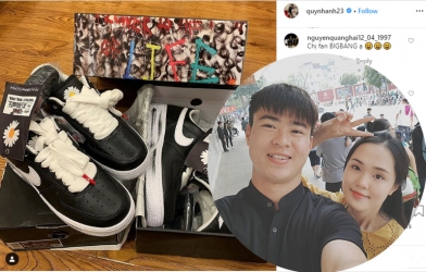  Duy Mạnh và bạn gái mua giày siêu đắt của G-Dragon