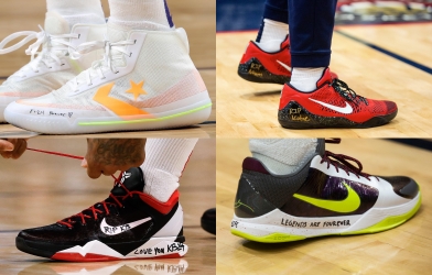 Cầu thủ NBA tưởng nhớ Kobe Bryant với giày sneaker