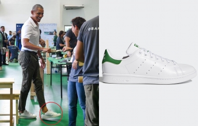 Cựu tổng thống Mỹ Obama xuất hiện với sneaker Stan Smith