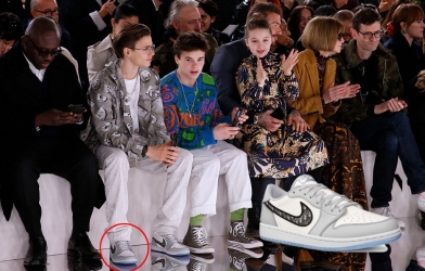 Con trai Beckham gây chú ý khi mang Sneaker siêu đắt như Mbappe