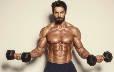 Xây cơ bụng 6 múi tại nhà trong 3 tuần với tạ đơn