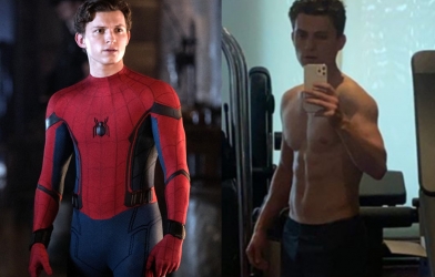 Người nhện Tom Holland khoe 6 múi tự tập tại nhà