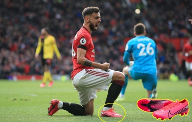 Tiền vệ hàng đầu của MU dùng giày đinh nào?