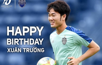 CLB và CĐV Buriram chúc mừng sinh nhật Xuân Trường