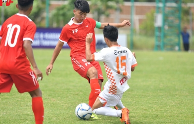 U15 PVF tiếp tục thất bại trước đại diện Thái Lan