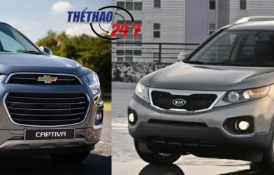 Chevrolet Captiva Revv và Kia Sorento 2018 - 2 'ông vua' của phân khúc SUV tầm trung