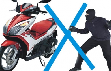Bỏ túi 6 bí kíp chống trộm xe máy hiệu quả